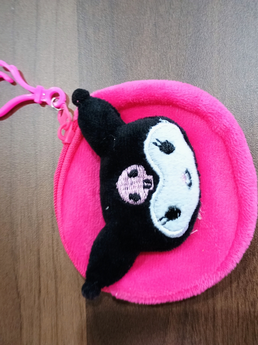 Plush Character Coin Pouches — Pink & Light Pink - Picture 3 of 8